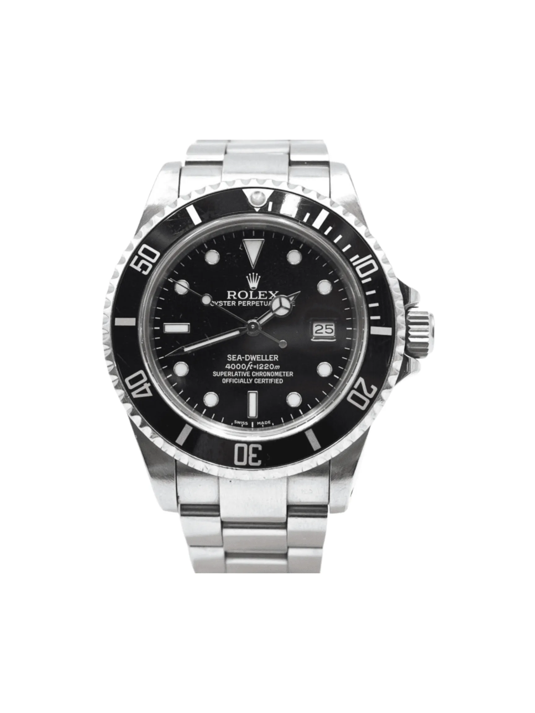 Rolex Sea-Dweller Deepsea Steel Black Dial 16660 Bracelet