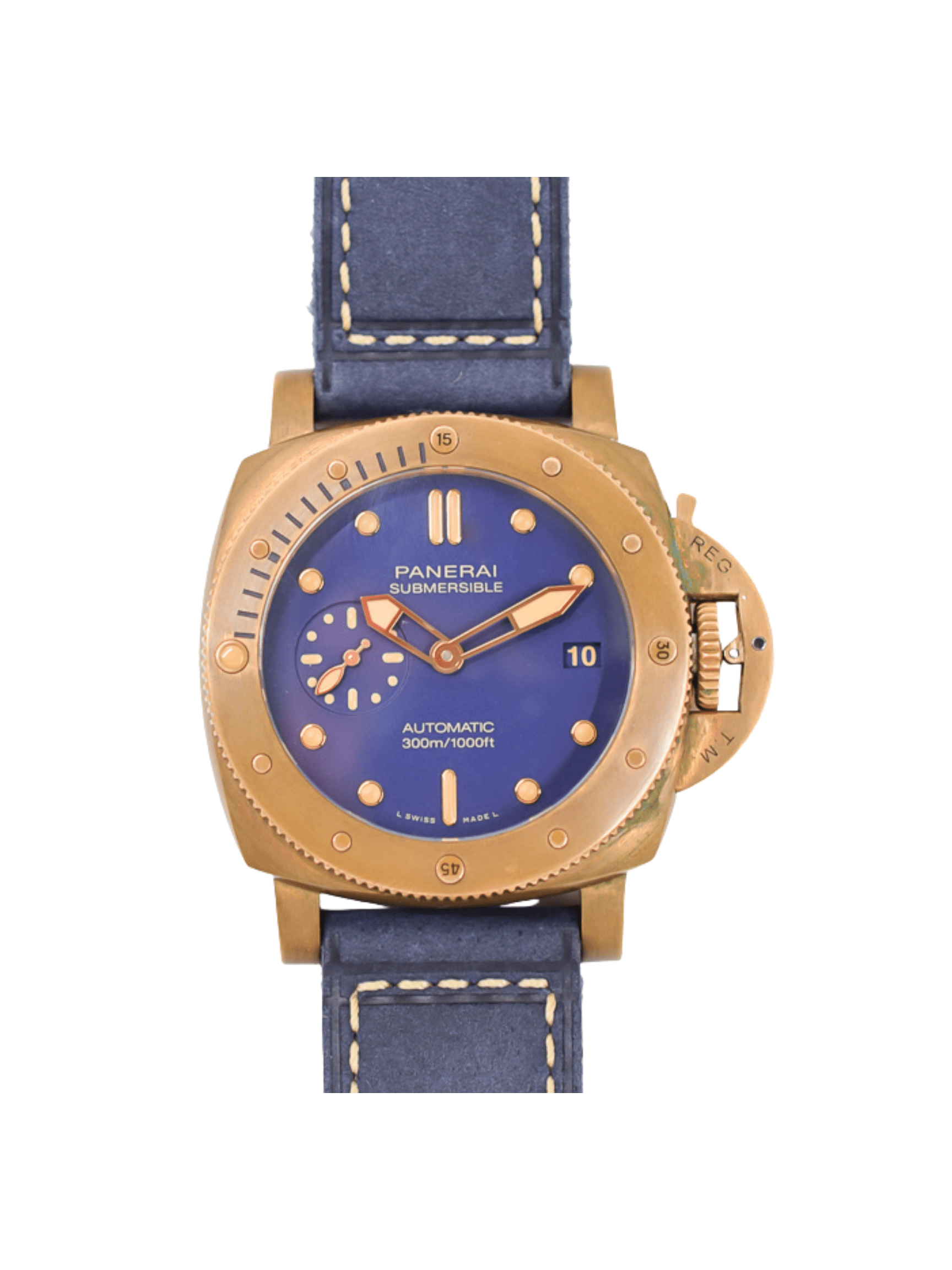 Panerai Submersible Bronzo Blue Dial PAM01074