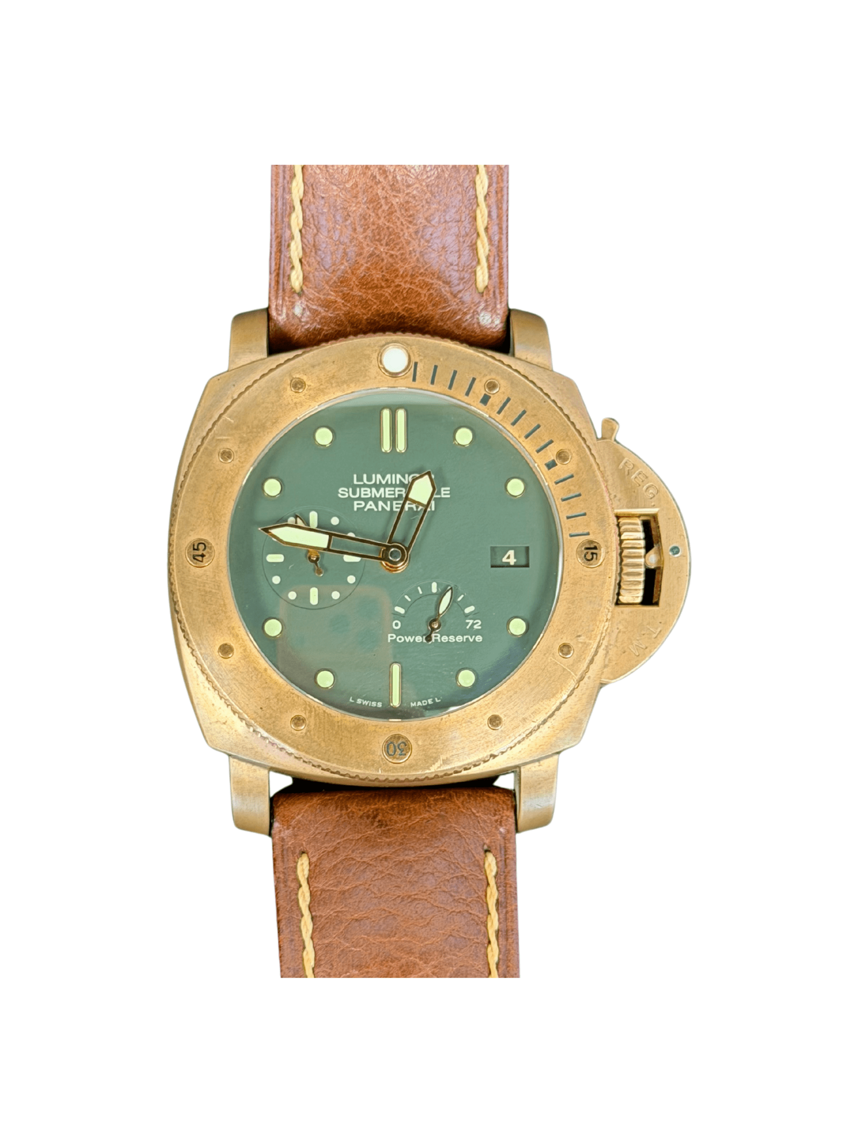 Panerai Luminor Submersible Bronze Green Dial PAM 00507