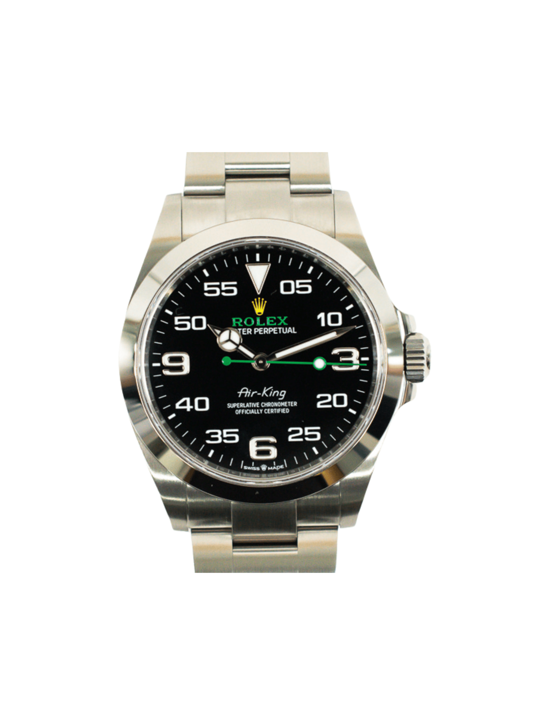 Rolex Air-King Stainless Steel Black Arabic Dial 126900