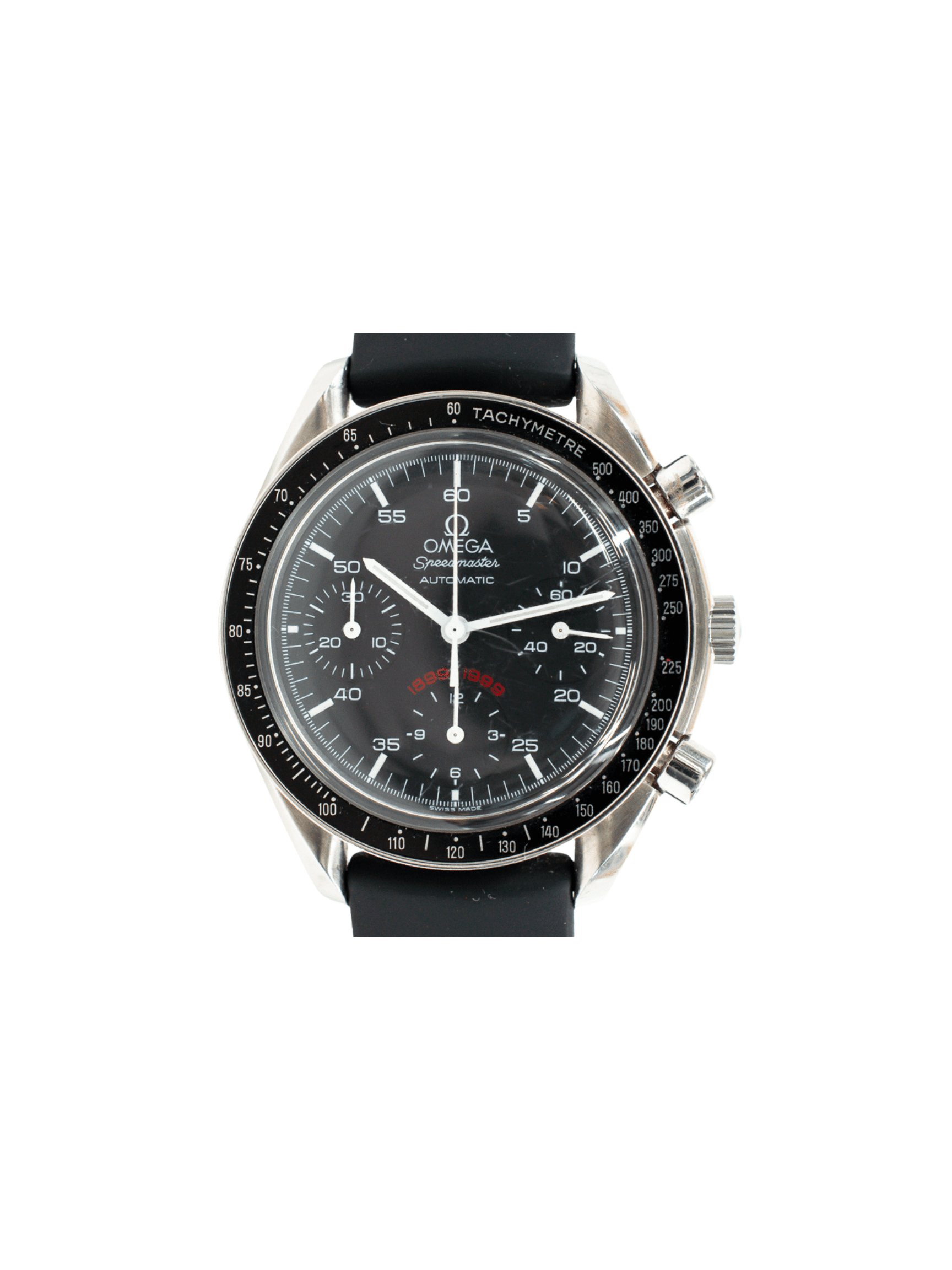 Omega Speedmaster AC Milan 1999 Stainless Steel Black Dial 3810.51.41