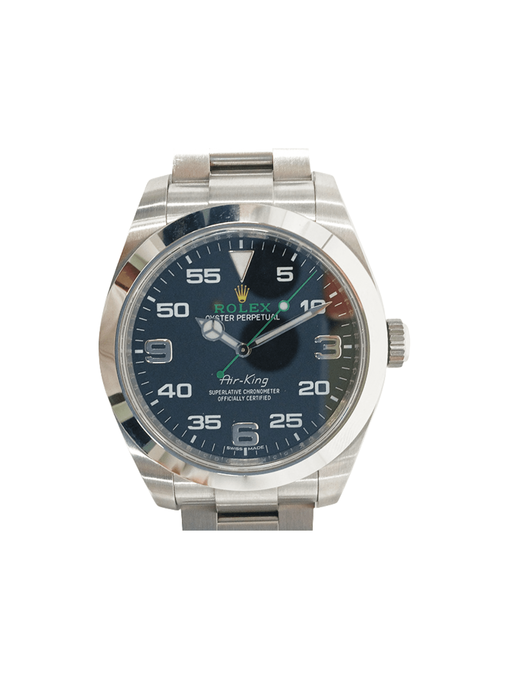 Rolex Air King Stainless Steel Black Arabic Dial 116900