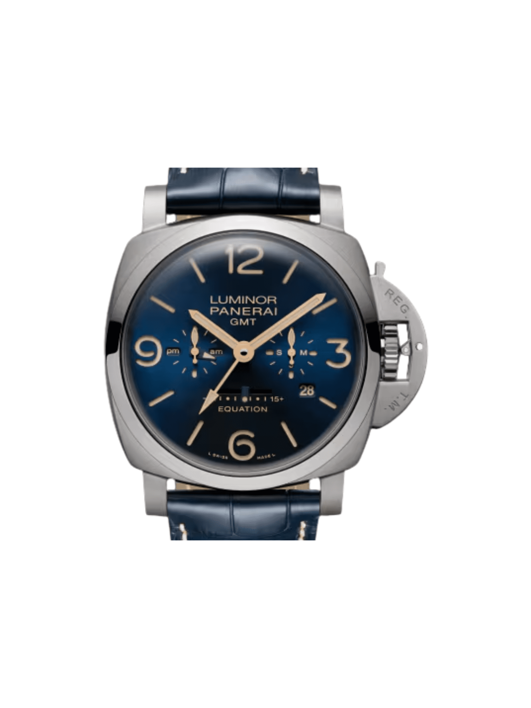 Panerai Luminor Equation Of Time Boutique Edition Stainless Steel Blue Arabic Dial PAM00670