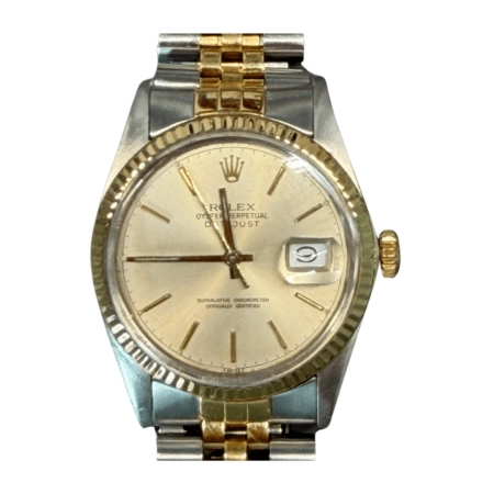 Rolex Datejust Stainless Steel and Yellow Gold Silver Dial 16013