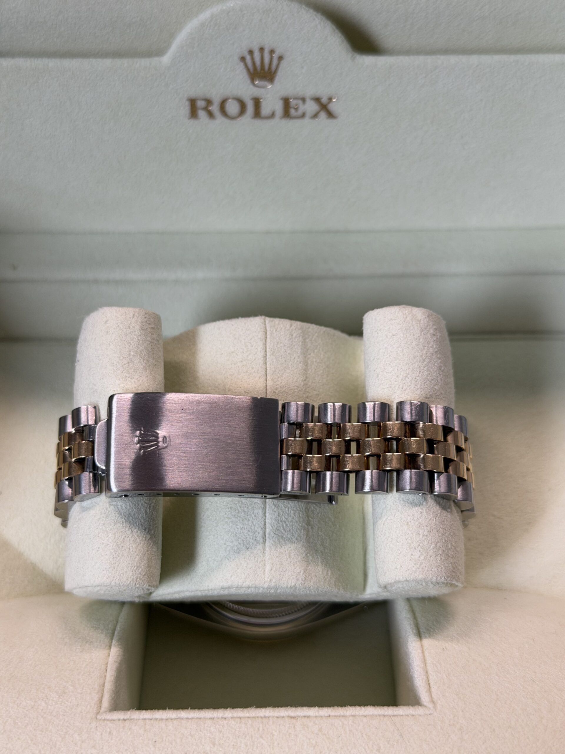 Rolex Datejust Stainless Steel and Yellow Gold Silver Dial 16013
