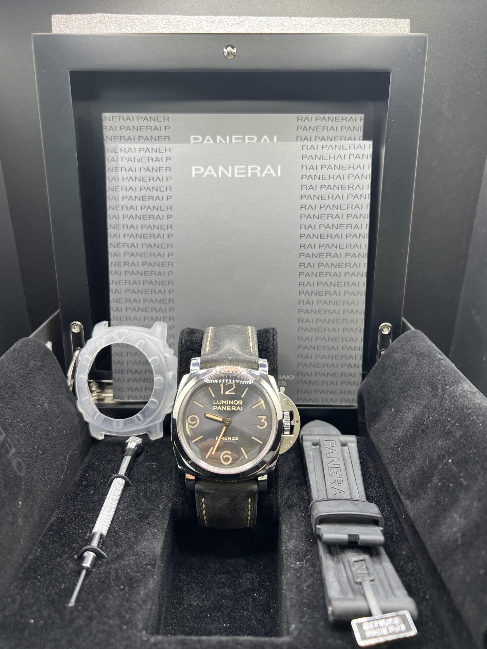Panerai Luminor 1950 3 Days Firenze Stainless Steel Grey Dial PAM00605 - Image 2