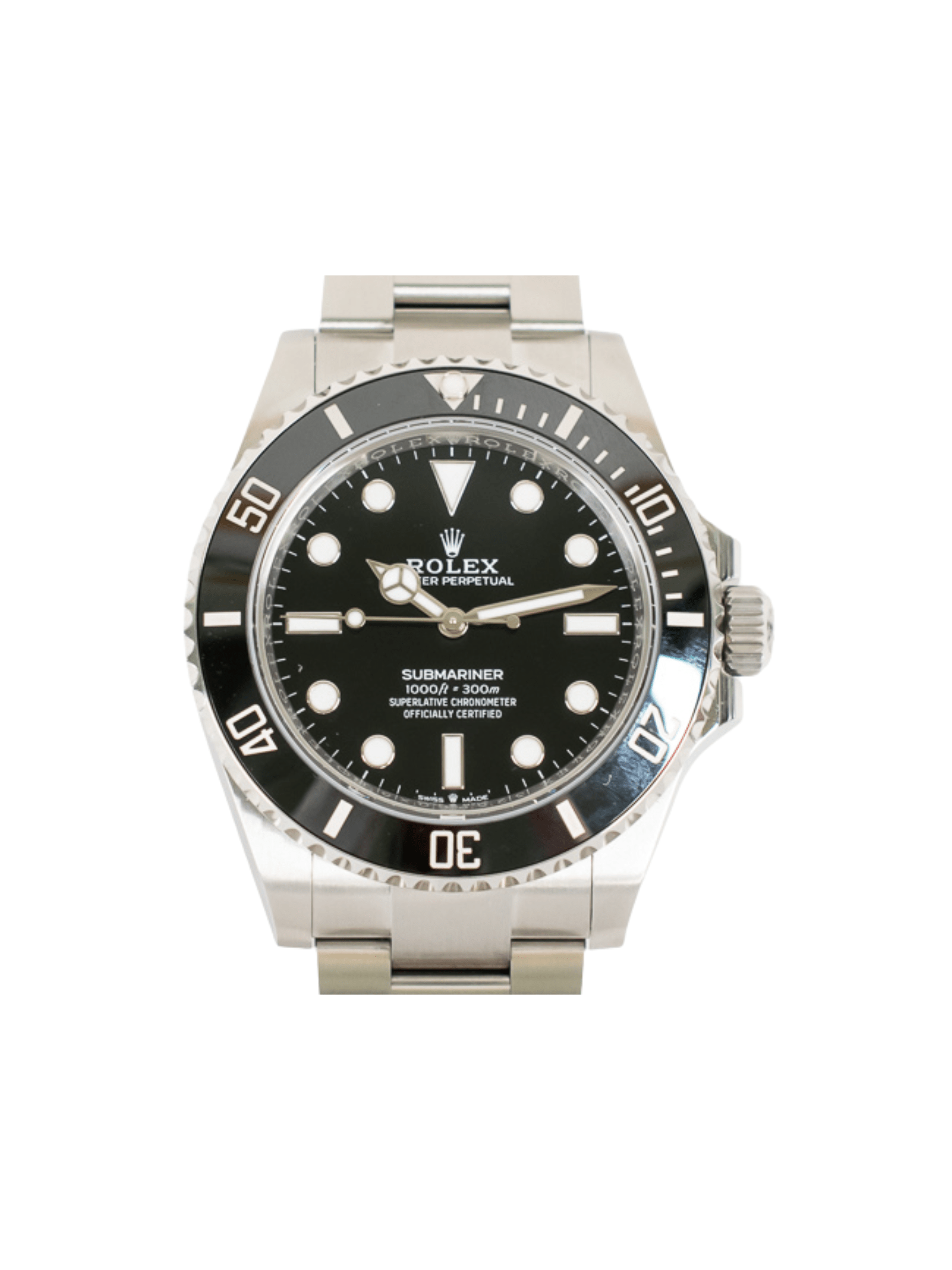 Rolex Submariner (No Date) Stainless Steel Black Dial 124060