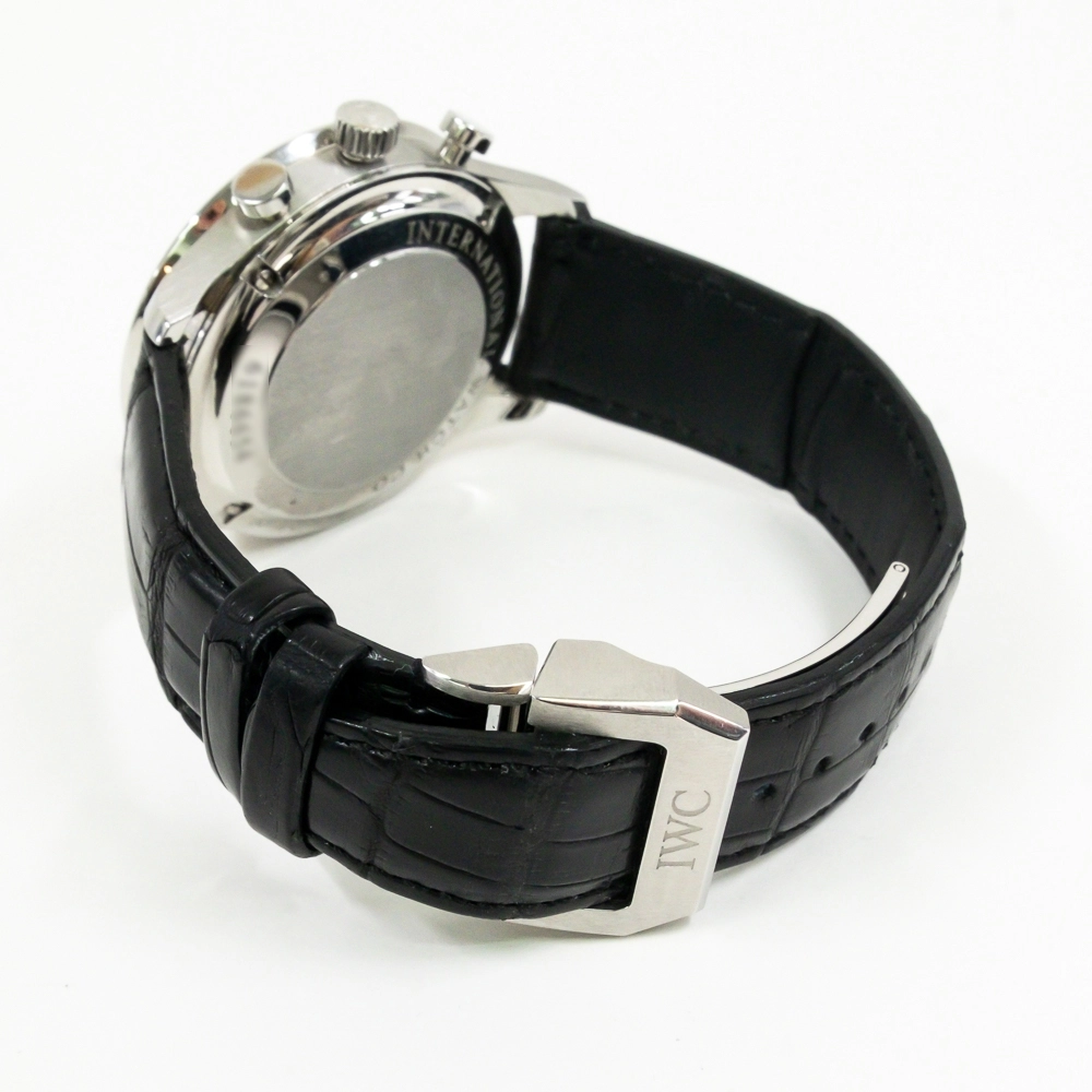 IWC Portuguese Chronograph Stainless Steel Silver Arabic Dial IW371445