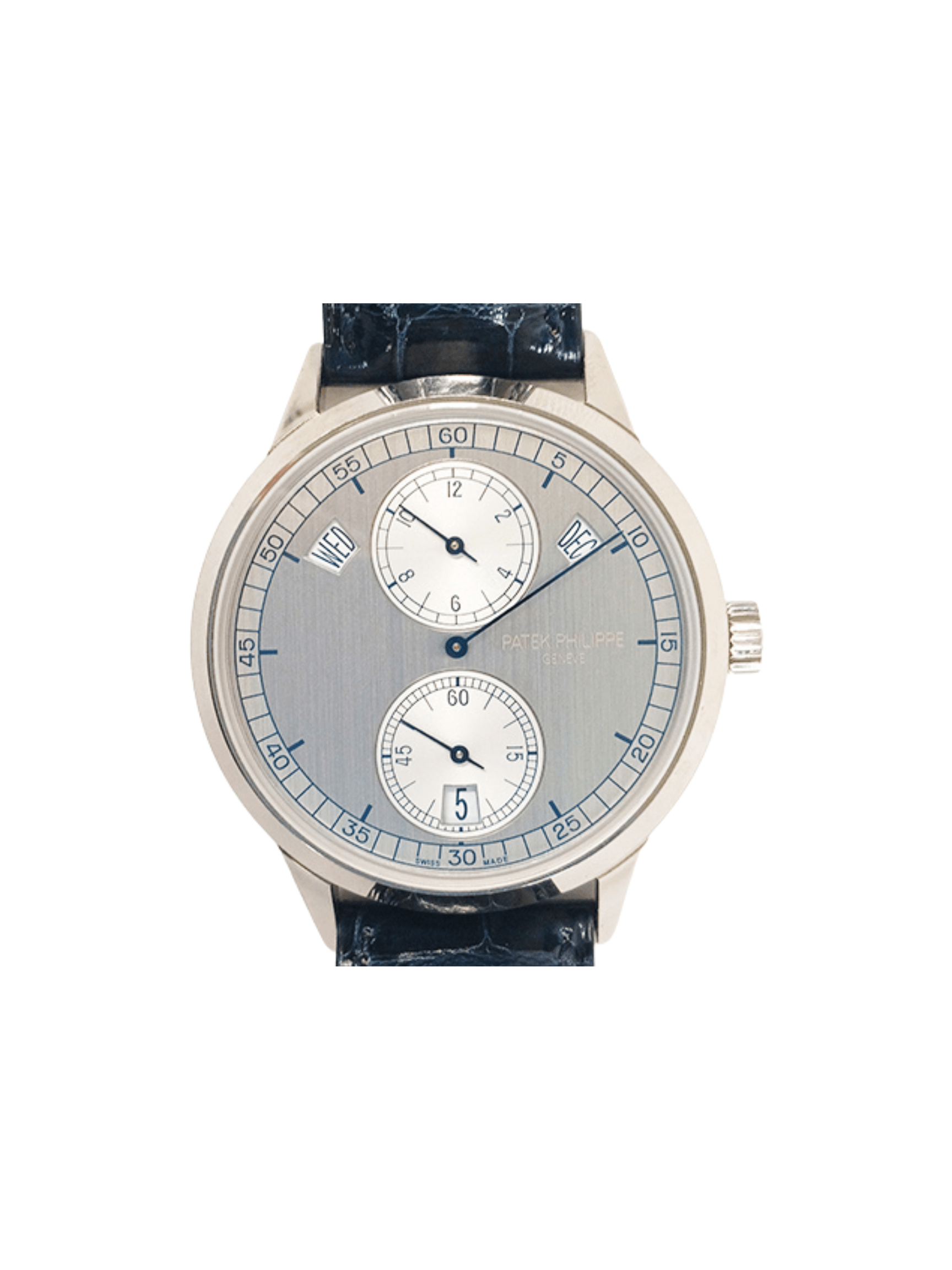 Patek Philippe Annual Calendar Regulator White Gold Silver Dial 5235G-001