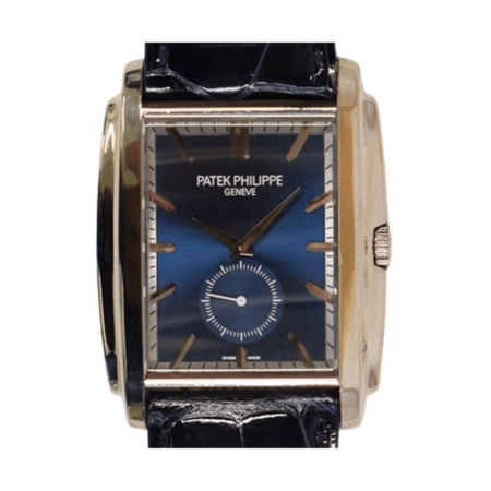 Patek Philippe Gondolo White Gold Blue Stick Dial 5124G-011