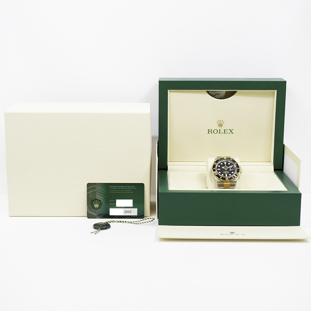 Rolex Sea-Dweller Yellow Gold and Steel Black Dial 126603