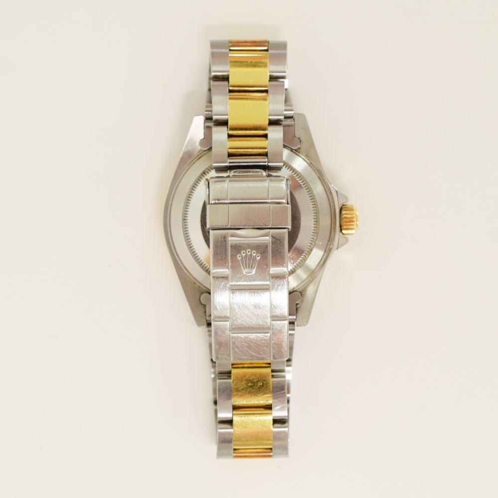Rolex Submariner Date Stainless Steel and Yellow Gold Blue Dial 16613
