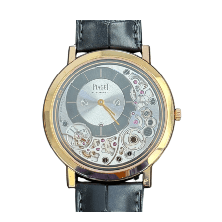 Piaget Altiplano Ultimate Automatic Rose Gold Silver Dial G0A43120