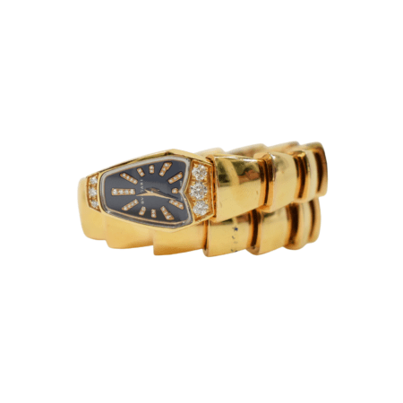 Bvlgari Serpenti 26mm Rose Gold Black Diamond Dial SPP26BGD1GD.1T