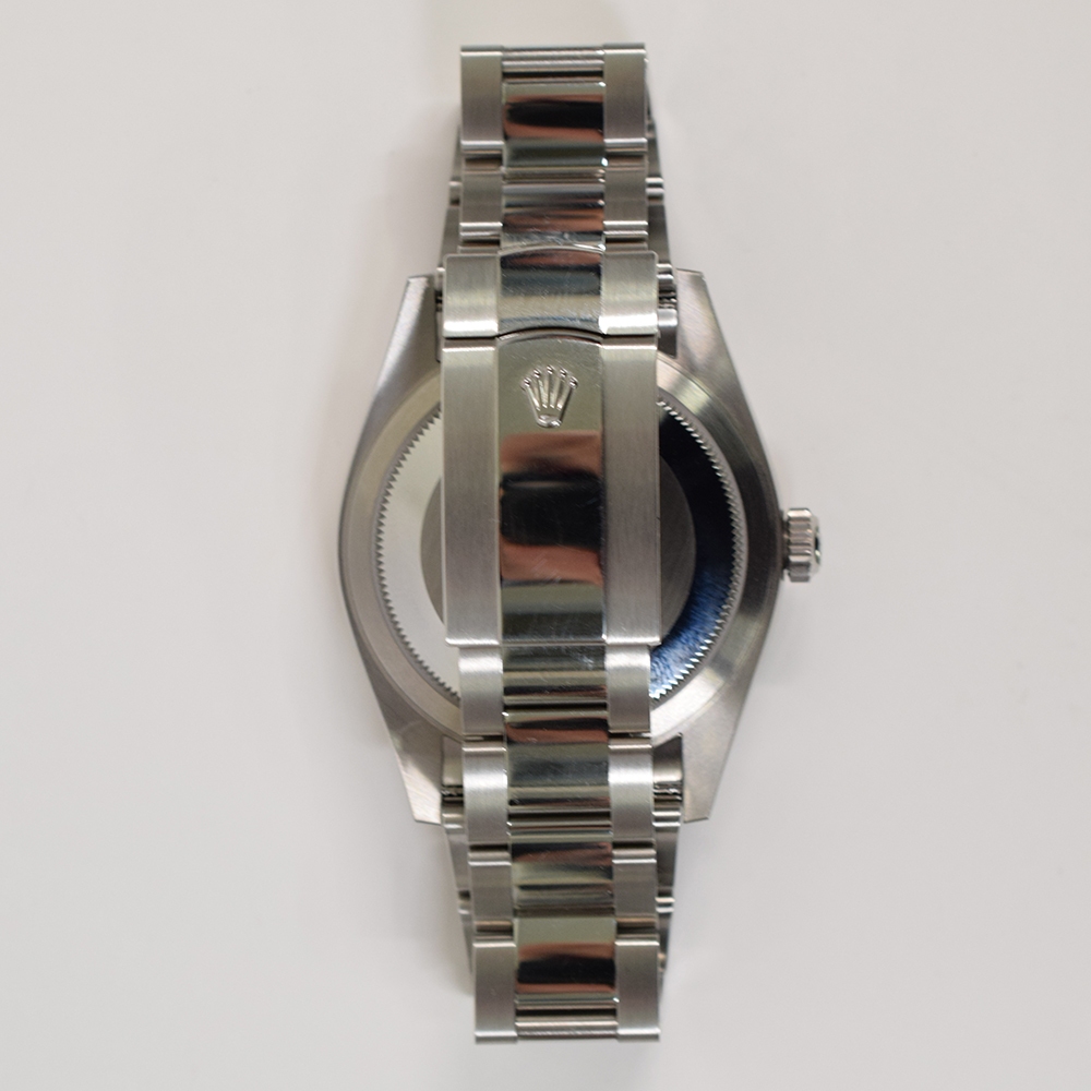 Rolex Sky-Dweller Stainless Steel and White Gold Green Stick Dial 336934