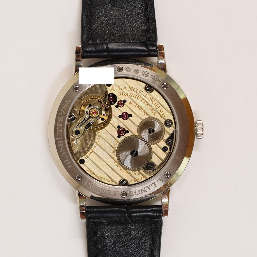 A. Lange & Söhne Saxonia Thin White Gold White Stick Dial 201.027