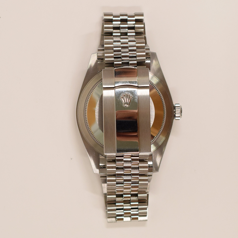 Rolex Sky-Dweller Stainless Steel and White Gold Green Stick Dial 336934