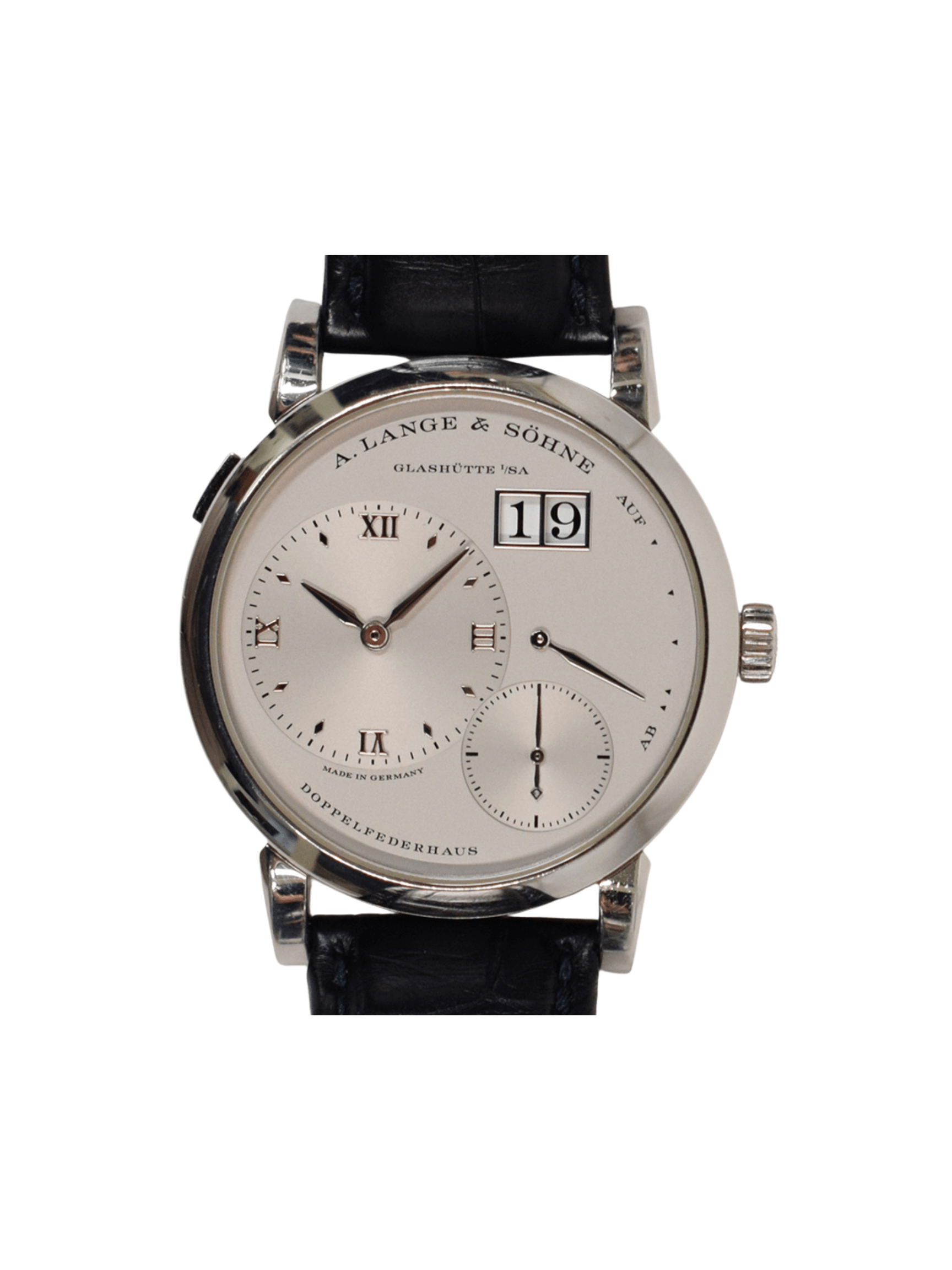 A. Lange & Söhne Lange 1 Platinum Silver Roman Dial 191.025