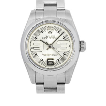 Rolex Oyster Perpetual Stainless Steel Silver Dial 176200