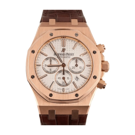 Audemars Piguet Royal Oak Chronograph Rose Gold Silver Dial 26320OR.OO.D088CR.01