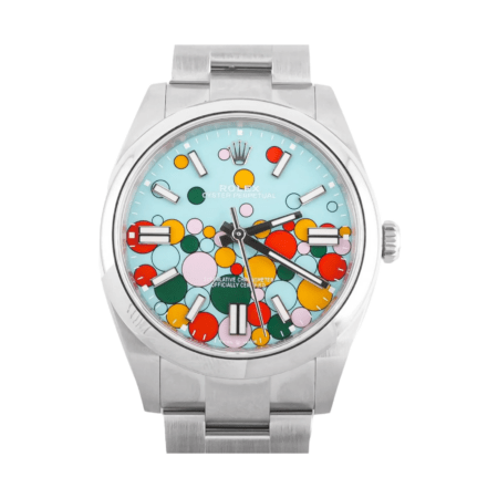 Rolex Oyster Perpetual 41 Stainless Steel "Celebration" Dial 124300
