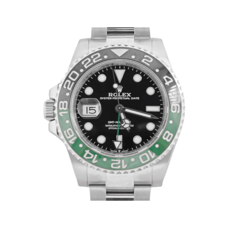 Rolex GMT-Master II "Sprite" Stainless Steel Black Dial 126720VTNR