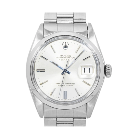 Rolex Oyster Perpetual Date Stainless Steel Silver Dial 1500