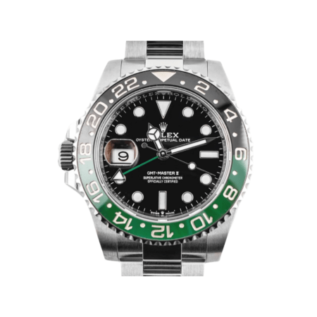 Rolex GMT-Master II "Sprite" Stainless Steel Black Dial 126720VTNR