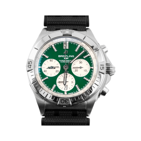 Breitling Chronomat B01 "New York Jets" Stainless Steel Green Dial AB01342B1L5S1