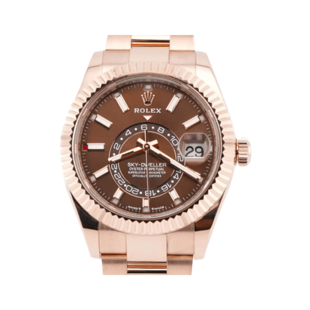 Rolex Sky-Dweller Rose Gold Chocolate Dial 336935