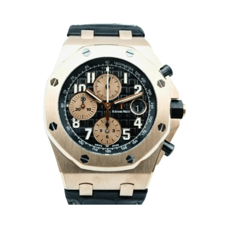 Audemars Piguet Royal Oak Offshore Chronograph Rose Gold Black Arabic Dial 26470OR.OO.A002CR.02