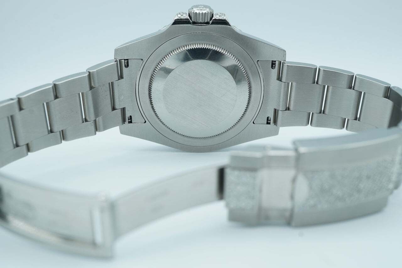 Rolex GMT-Master II Stainless Steel Diamond Black Dial 116710LN