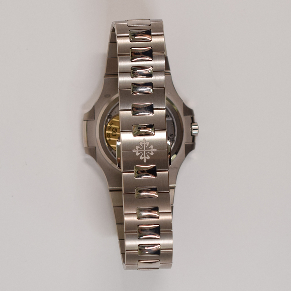 Patek Philippe Nautilus 50th Anniversary White Gold Blue Dial 5810/1G-001