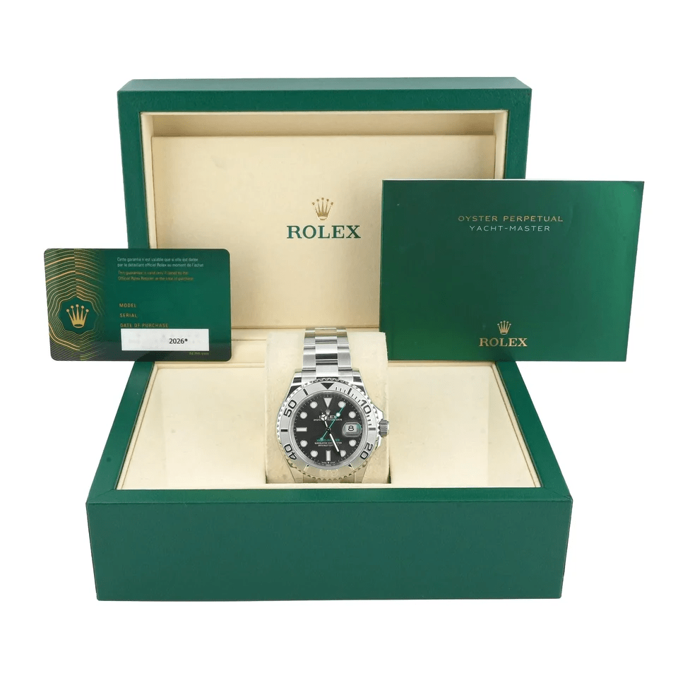Rolex Yacht-Master Stainless Steel Dark Rhodium Dial 126622