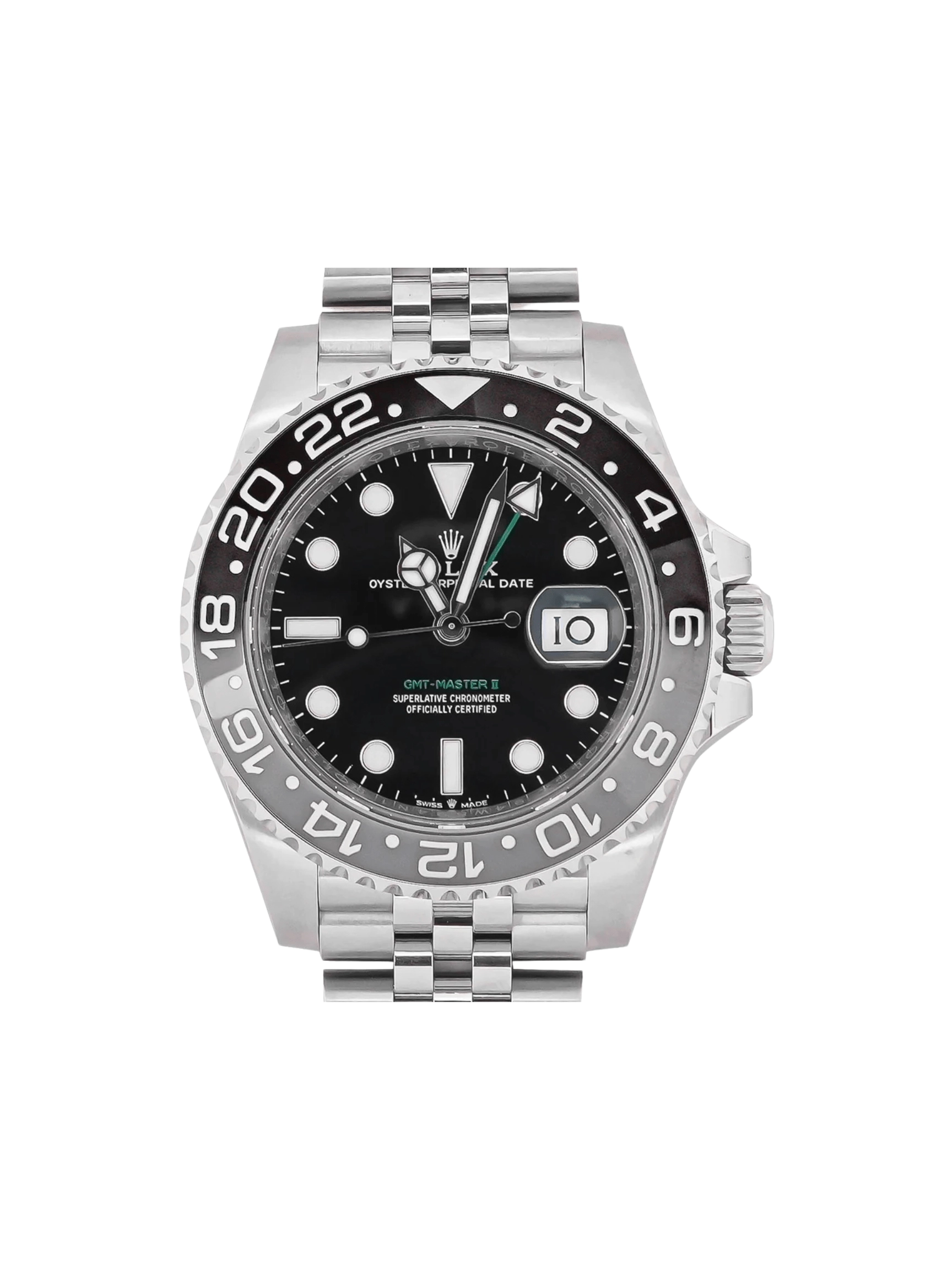 Rolex GMT-Master II "Bruce Wayne" Stainless Steel Black Dial 126710GRNR
