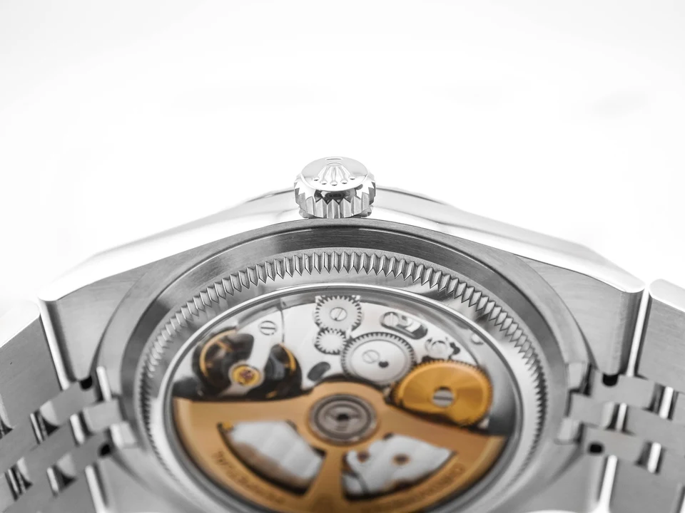 Rolex Land-Dweller Stainless Steel and White Gold White Arabic Dial 127334