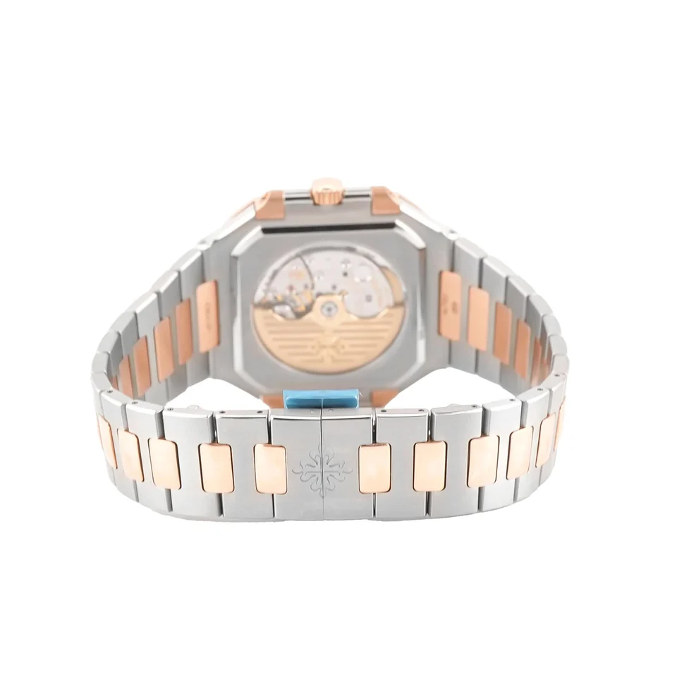 Patek Philippe Cubitus Stainless Steel and Rose Gold Blue Stick Dial 5821/1AR-001