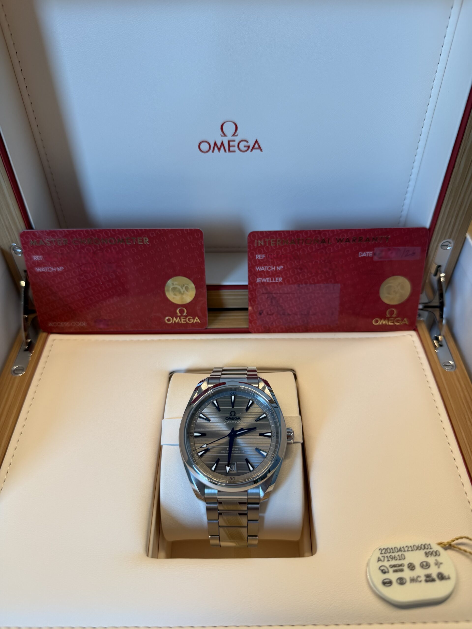 Omega Seamaster Aqua Terra Stainless Steel Grey Dial 220.10.41.21.06.001
