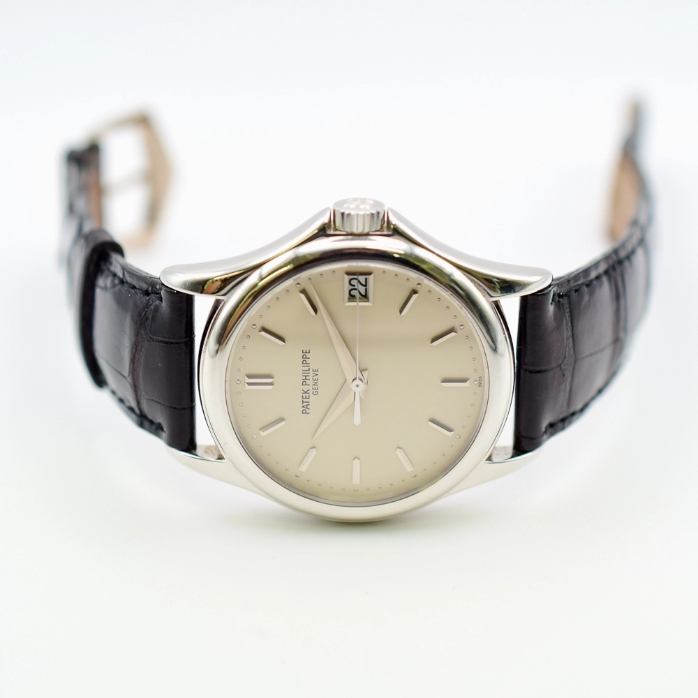 Patek Philippe Calatrava Stainless Steel White Dial 5127G-001 Bracelet