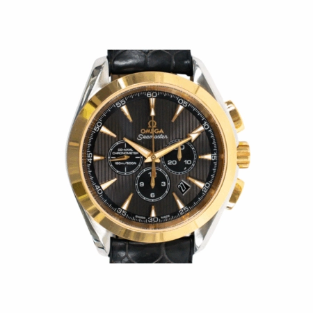 Omega Seamaster Aqua Terra Chronograph Stainless Steel/Rose Gold Black Dial 231.23.44.50.06.001