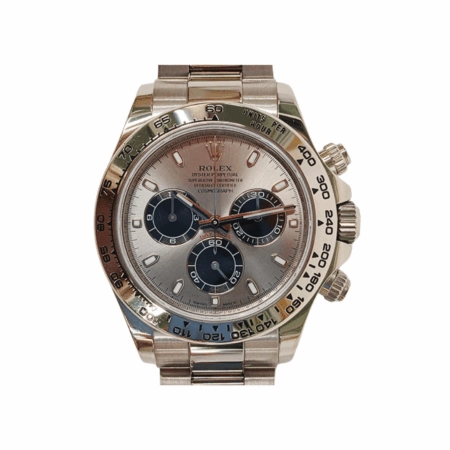 Rolex Daytona White Gold Steel Dial 116509