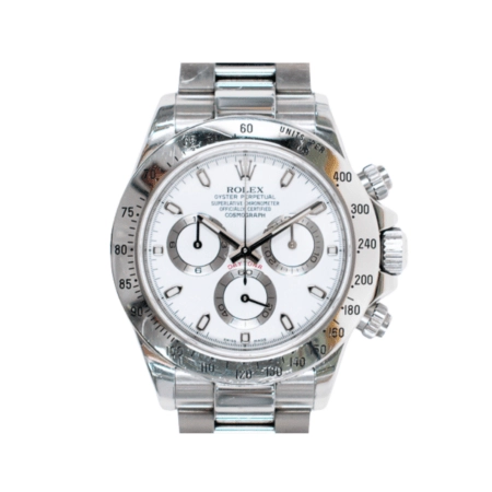 Rolex Daytona Stainless Steel White Dial 116520