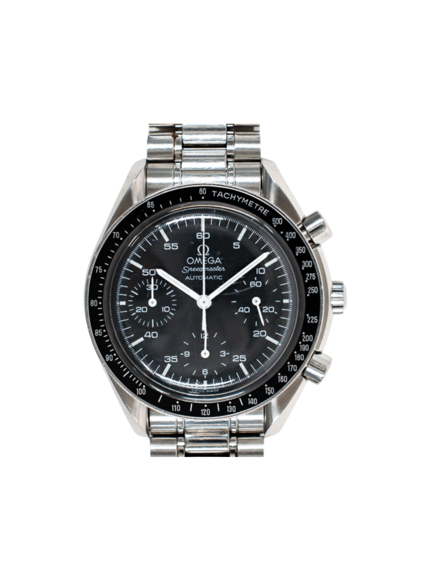 Omega Speedmaster Stainless Steel Black Dial 3210.5