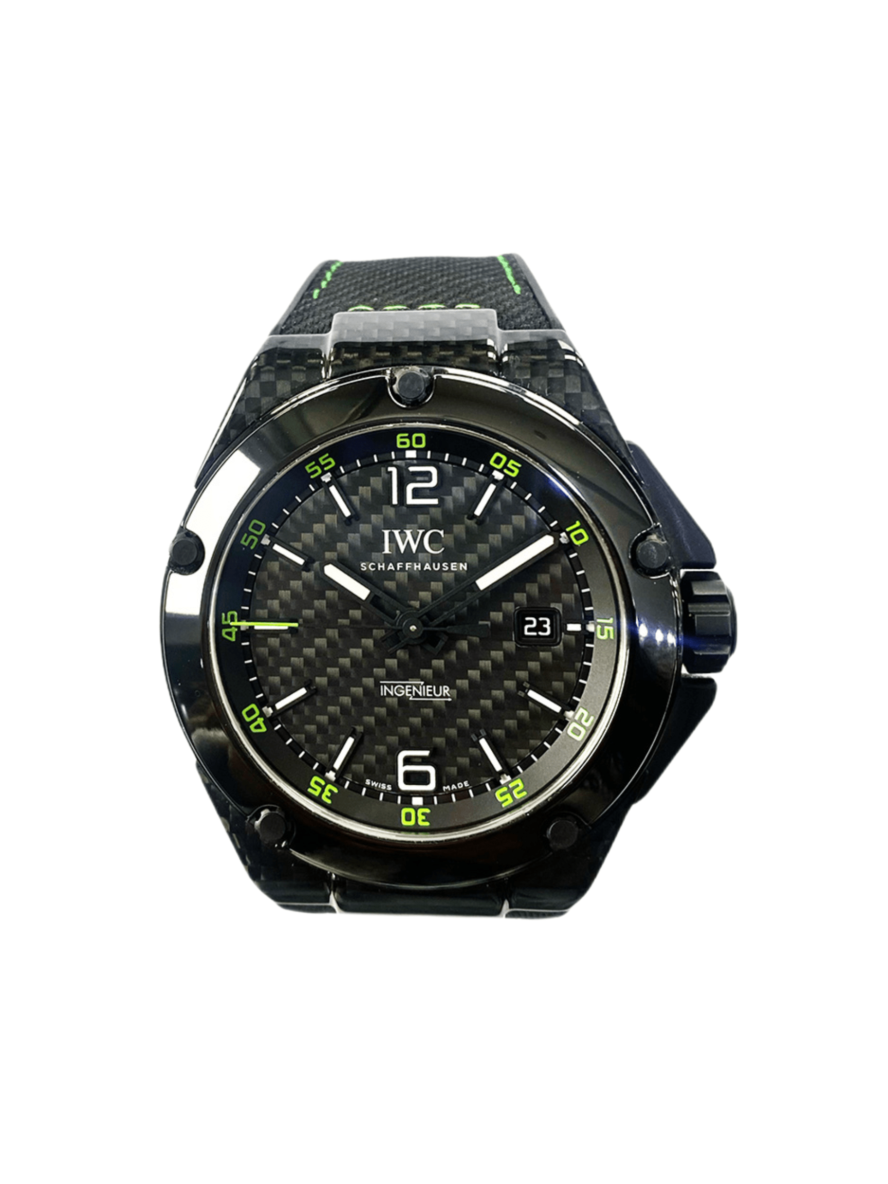 IWC Ingenieur Automatic Performance Carbon Fiber and Black Dial IW322404