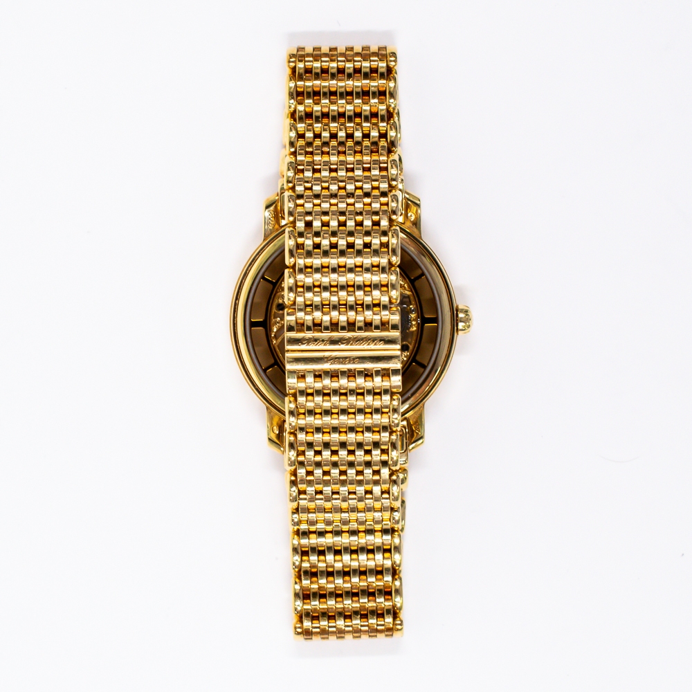 Patek Philippe Calatrava Complications Yellow Gold Skeleton Dial 7180/1J-001