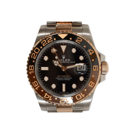 Rolex GMT-Master II Stainless Steel and Rose Gold "Root Beer" Dial 126711CHNR