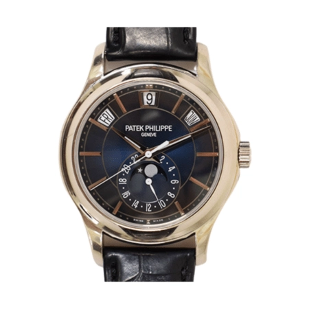 Patek Philippe Complications Annual Calendar Stainless Steel Blue Dial 5205G-013