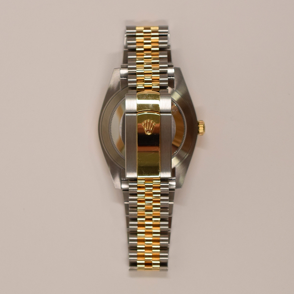 Rolex Datejust 41 Stainless Steel and Yellow Gold Wimbledon Roman Dial 126333