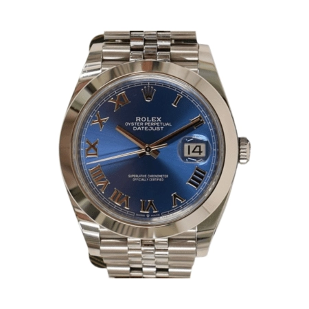 Rolex Datejust 41 Stainless Steel Blue Roman Dial 126300