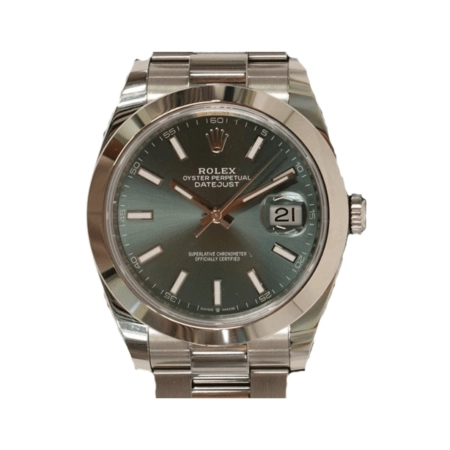 Rolex Datejust 41 Stainless Steel Green Dial 126300
